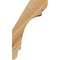 Ekena Millwork 4"W x 6"D x 10"H Olympic Rough Sawn Knee Brace, Western Red Cedar BRC04X06X10OLY00RWR - alternate 3